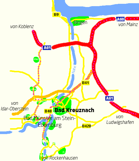 Anfahrtskarte PKW